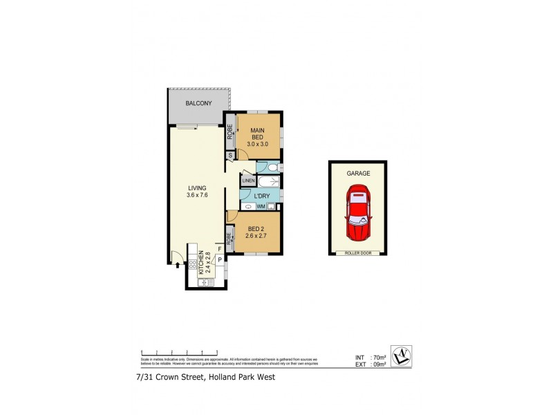 7/31 Crown Street, Holland Park West QLD 4121 Floorplan