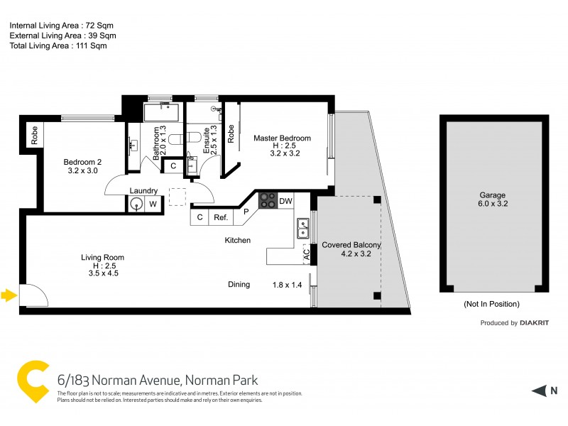 6/183 Norman Avenue, Norman Park QLD 4170 Floorplan