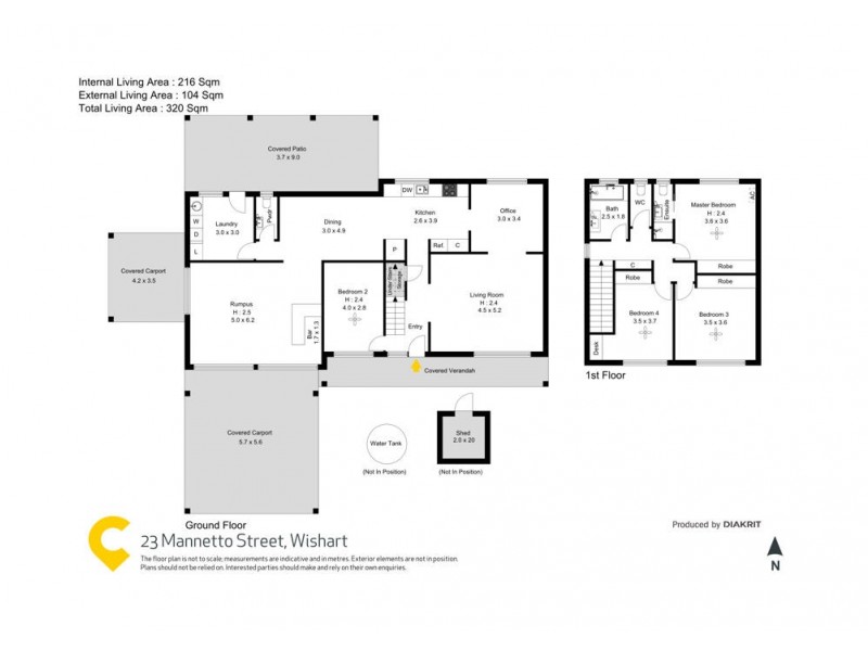 23 Mannetto Street, Wishart QLD 4122 Floorplan