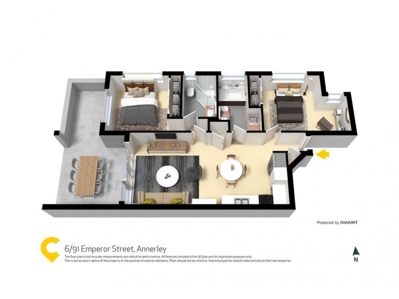 6/91 Emperor Street, Annerley QLD 4103 Floorplan