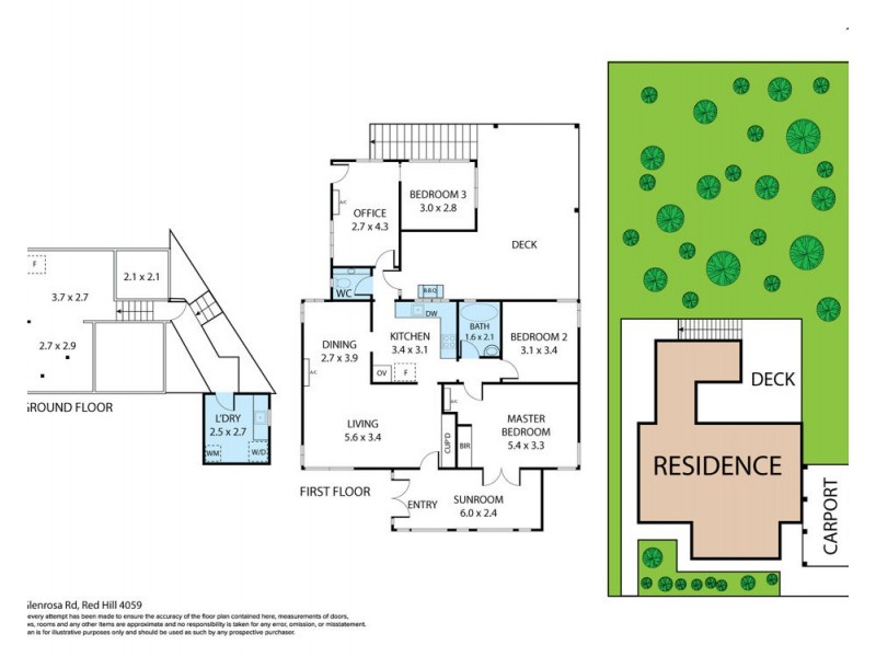 12 Glenrosa Road, Red Hill QLD 4059 Floorplan