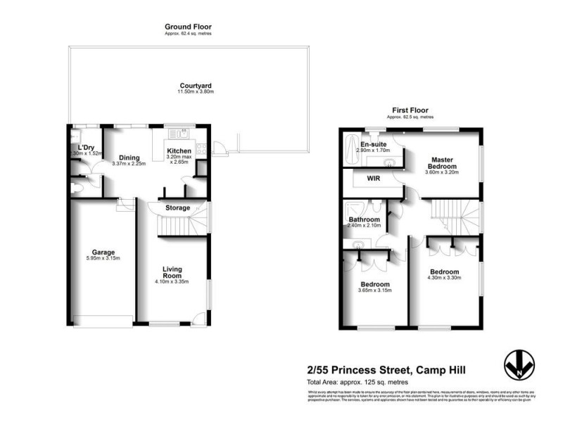 2/55 Princess Street, Camp Hill QLD 4152 Floorplan