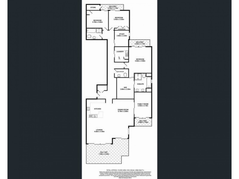 3N/39 Castlebar Street, Kangaroo Point QLD 4169 Floorplan