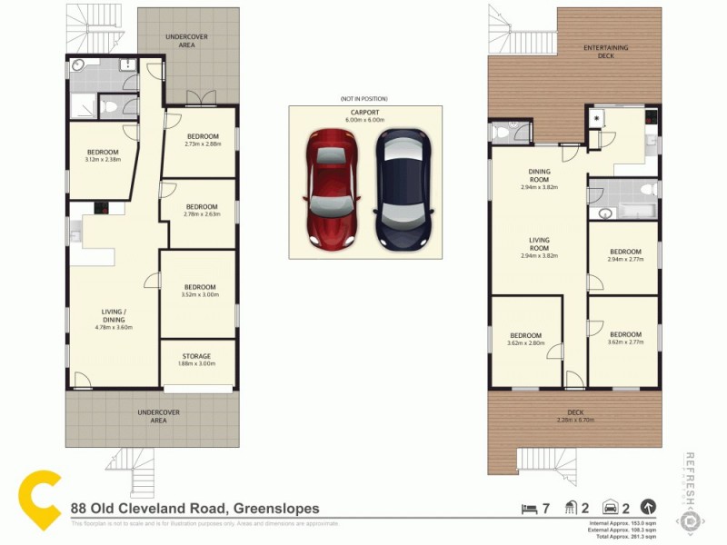 88 Old Cleveland Road, Greenslopes QLD 4120 Floorplan