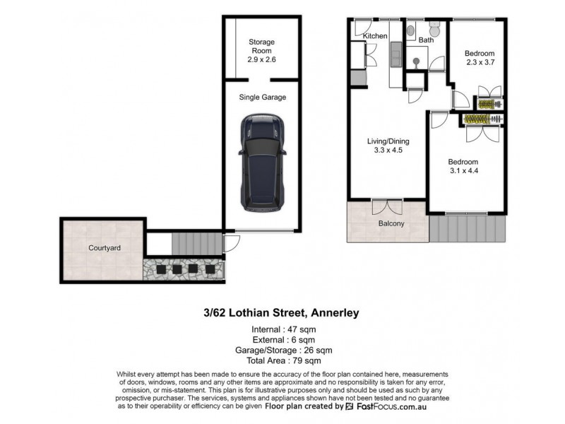 3/62 Lothian Street, Annerley QLD 4103 Floorplan