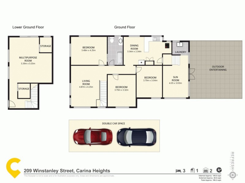 209 Winstanley Street, Carina Heights QLD 4152 Floorplan