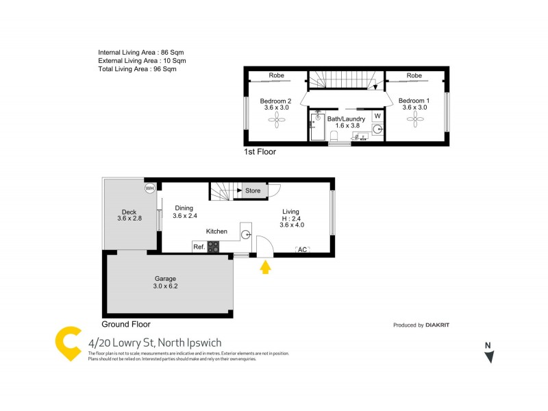 4/20 Lowry Street, North Ipswich QLD 4305 Floorplan