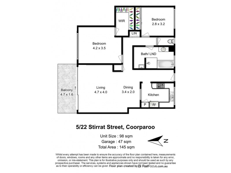 5/22 Stirrat Street, Coorparoo QLD 4151 Floorplan