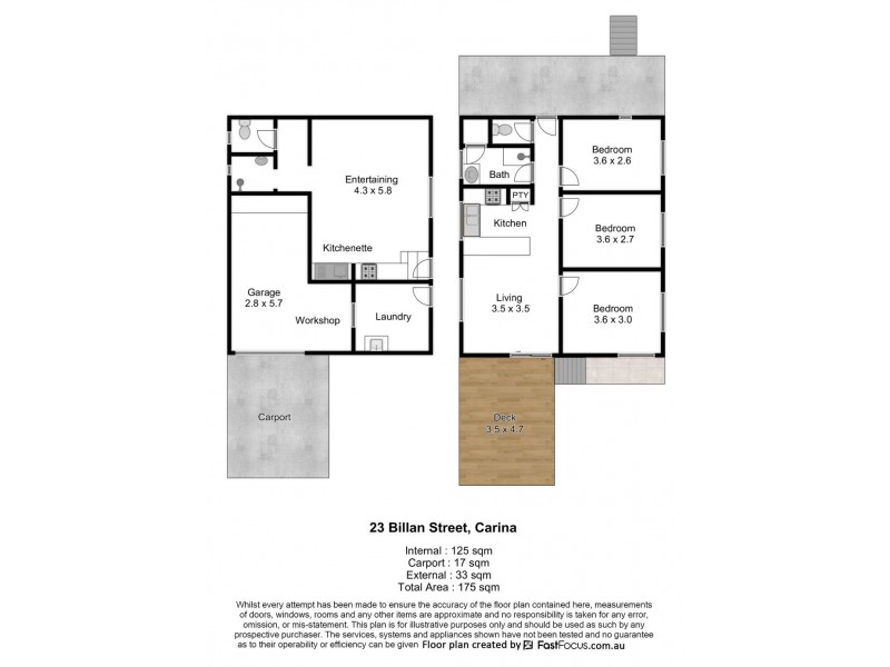 23 Billan Street, Carina QLD 4152 Floorplan