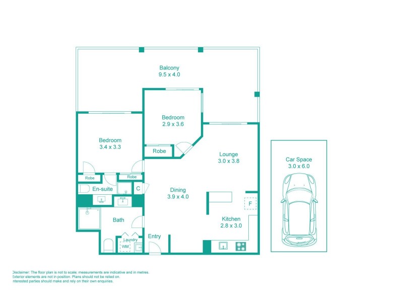 102/8 Cordelia Street, South Brisbane QLD 4101 Floorplan