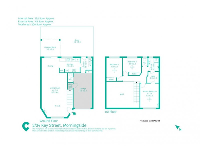 2/34 Key Street, Morningside QLD 4170 Floorplan