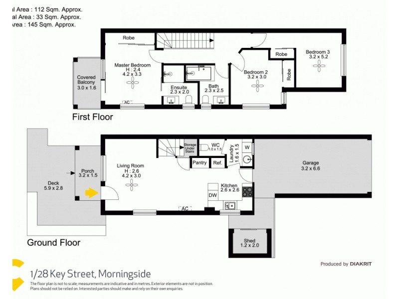 1/28 Key Street, Morningside QLD 4170 Floorplan