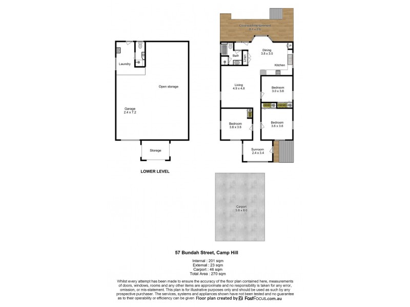 59 Bundah Street, Camp Hill QLD 4152 Floorplan