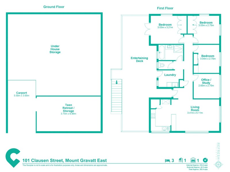 101 Clausen Street, Mount Gravatt East QLD 4122 Floorplan