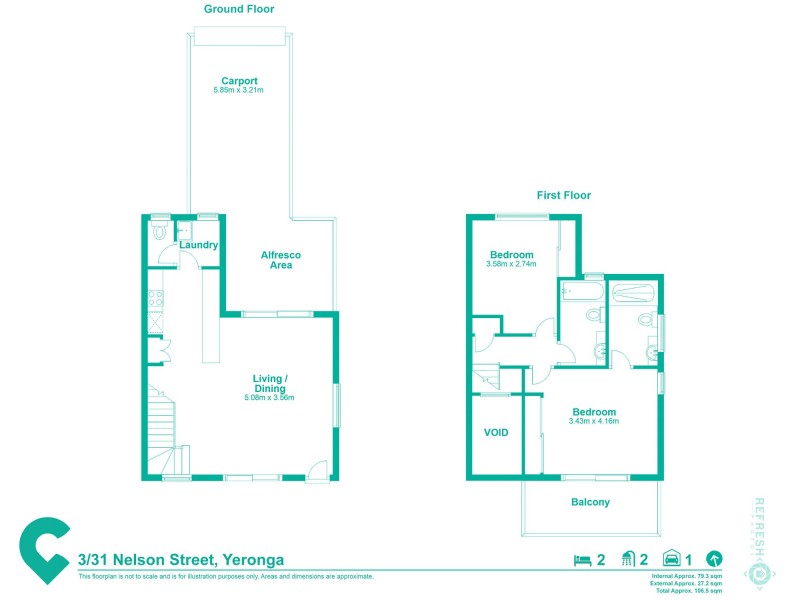 3/31 Nelson Street, Yeronga QLD 4104 Floorplan