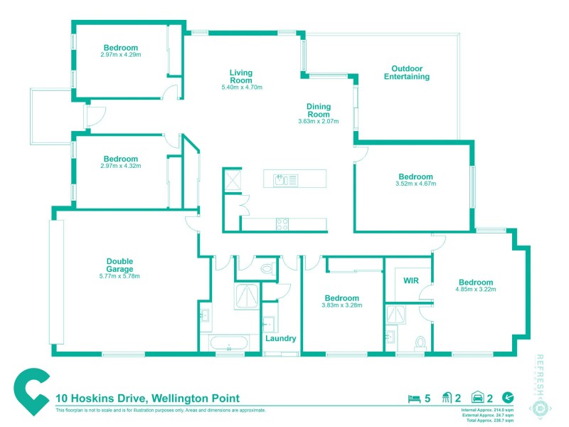 10 Hoskins Drive, Wellington Point QLD 4160 Floorplan