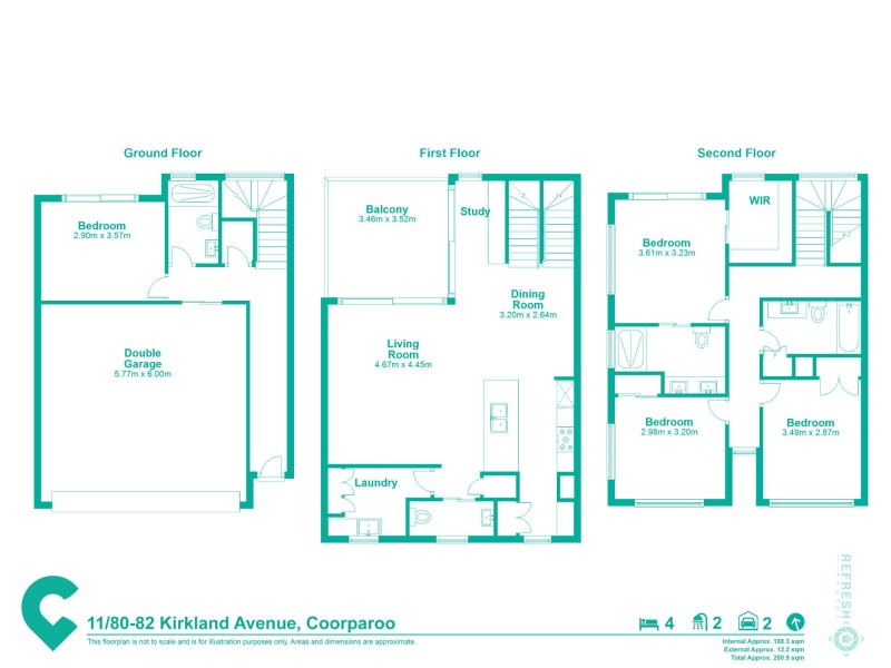 11/80-82 Kirkland Avenue, Coorparoo QLD 4151 Floorplan