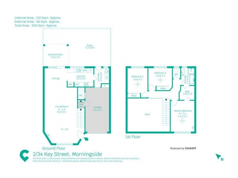 2/34 Key Street, Morningside QLD 4170 Floorplan