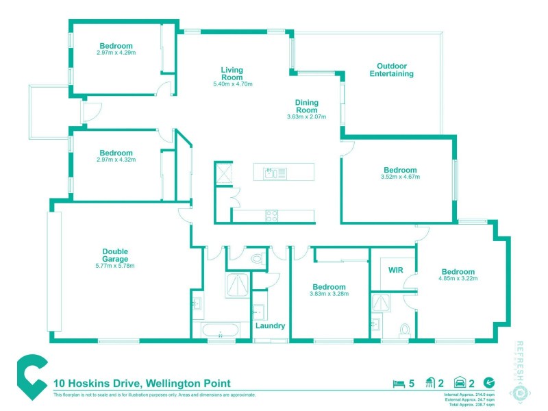 10 Hoskins Drive, Wellington Point QLD 4160 Floorplan