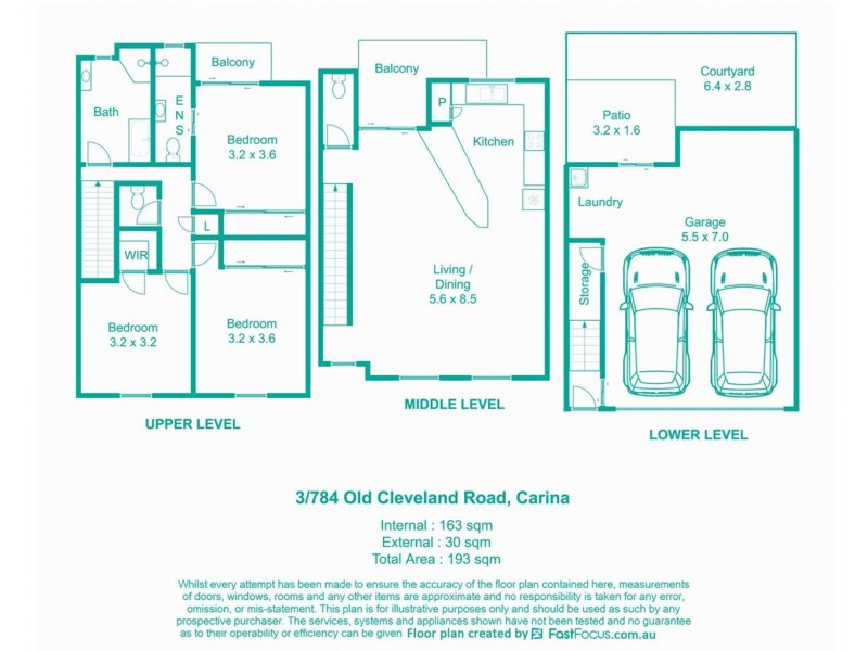 3/784 Old Cleveland Road, Carina QLD 4152 Floorplan