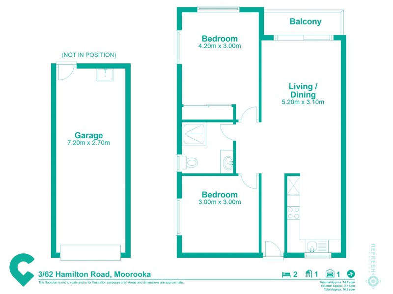 3/62 Hamilton Road, Moorooka QLD 4105 Floorplan
