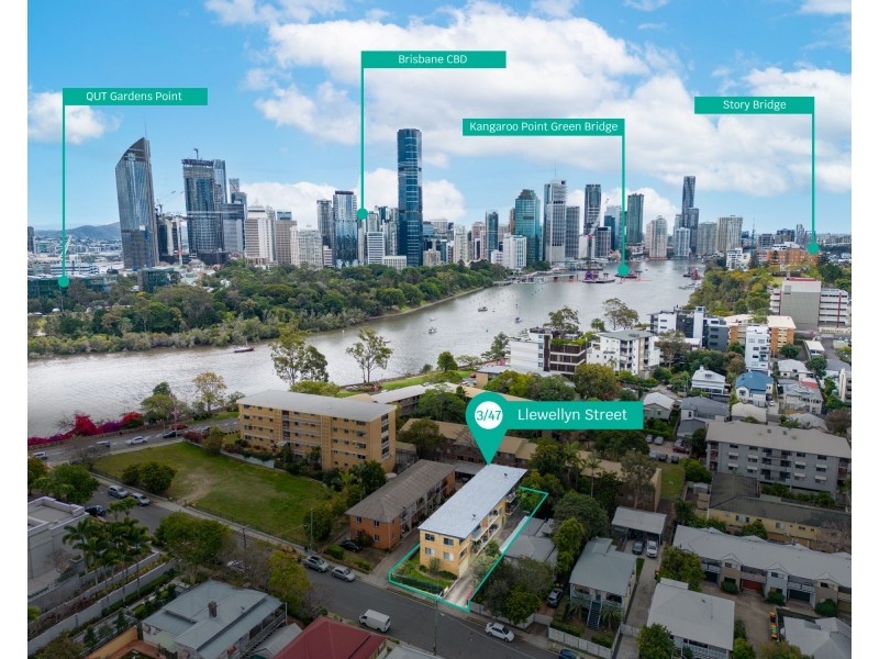 3/47 Llewellyn Street, Kangaroo Point QLD 4169