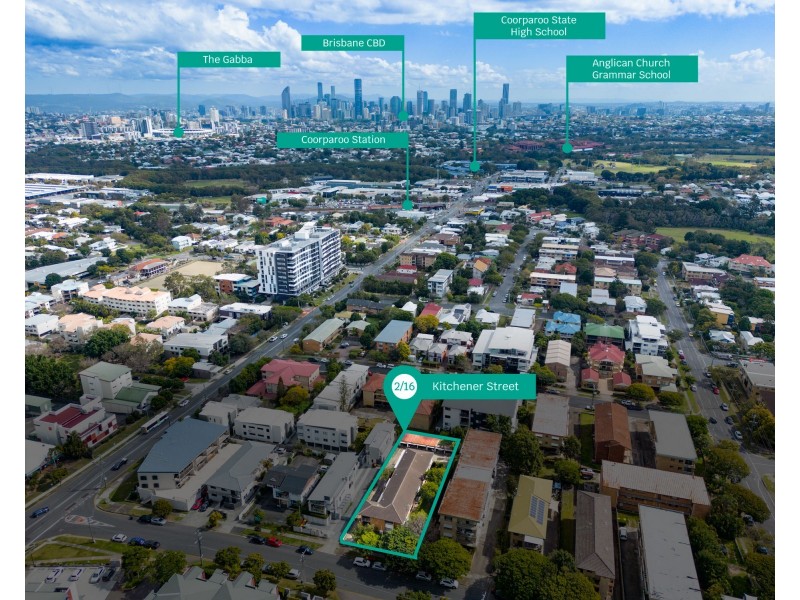 2/16 Kitchener Street, Coorparoo QLD 4151