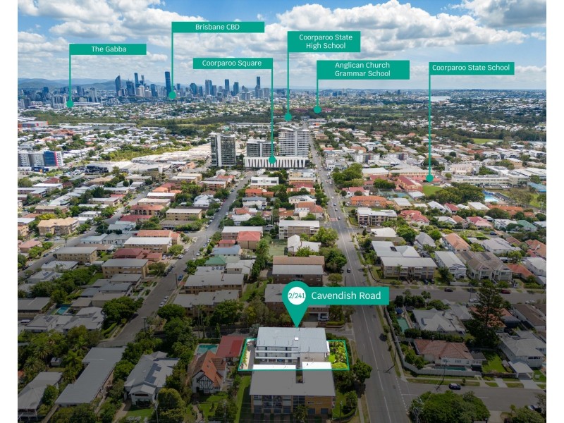 2/241 Cavendish Road, Coorparoo QLD 4151