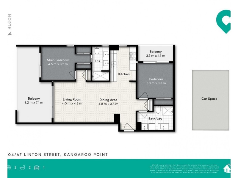 1604/67 Linton Street, Kangaroo Point QLD 4169