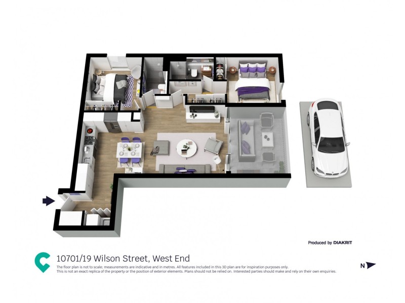 10701/19 Wilson Street, West End QLD 4101