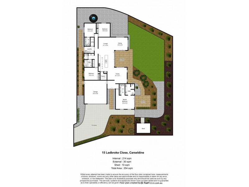15 Ladbroke Close, Carseldine QLD 4034 Floorplan