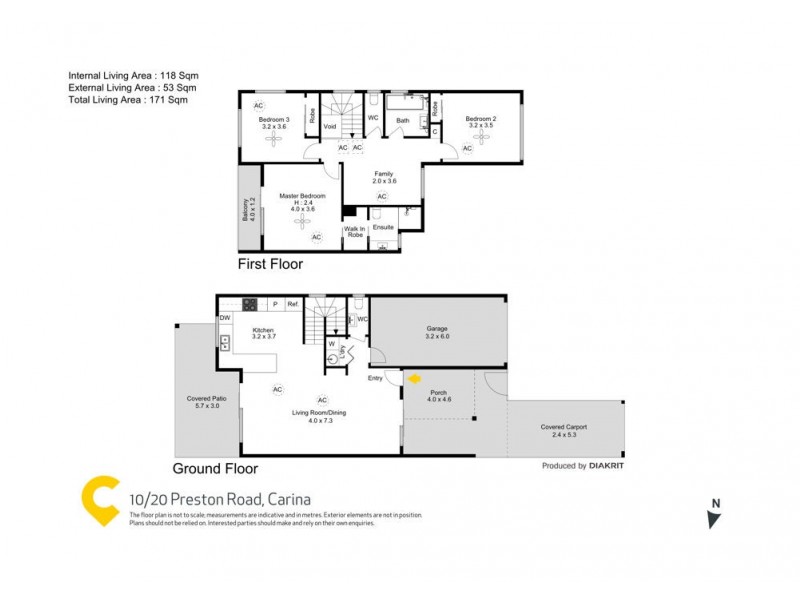 10/20 Preston Road, Carina QLD 4152 Floorplan