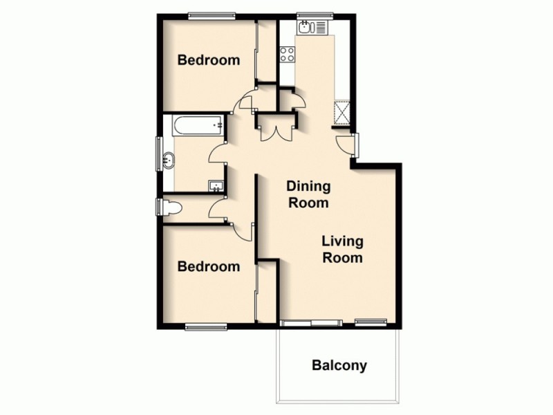 2/20 Dulwich Road, Yeronga QLD 4104 Floorplan