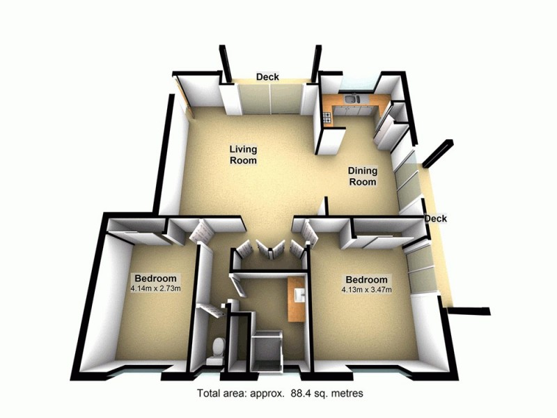 4/9 Lambert Street, Kangaroo Point QLD 4169 Floorplan