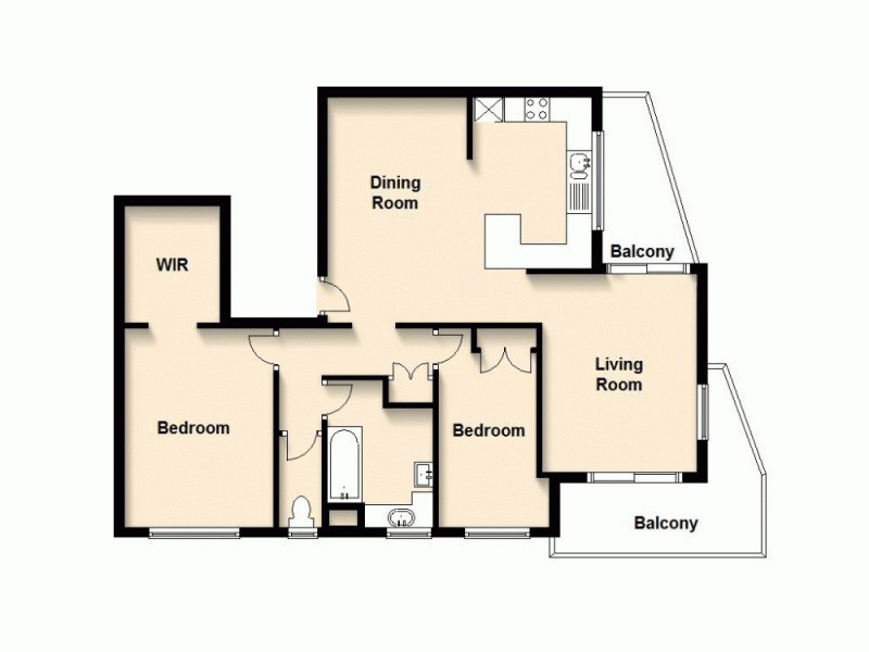 3/127 Old Cleveland Road, Greenslopes QLD 4120 Floorplan