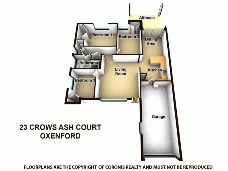 23 Crows Ash Court, Oxenford QLD 4210 Floorplan