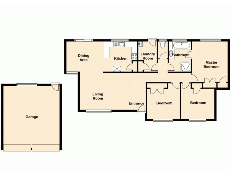 124 Castile Crescent, Edens Landing QLD 4207 Floorplan