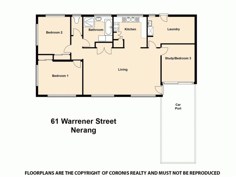 61 Warrener St, Nerang QLD 4211 Floorplan
