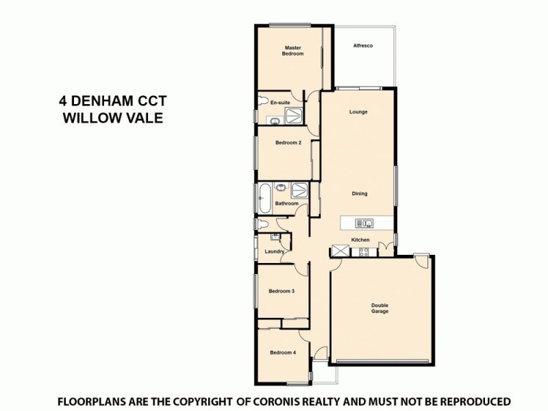 4 Denham Cct, Willow Vale QLD 4209 Floorplan