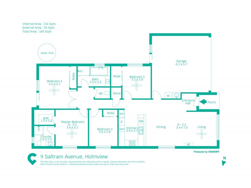 9 Saltram Avenue, Holmview QLD 4207 Floorplan