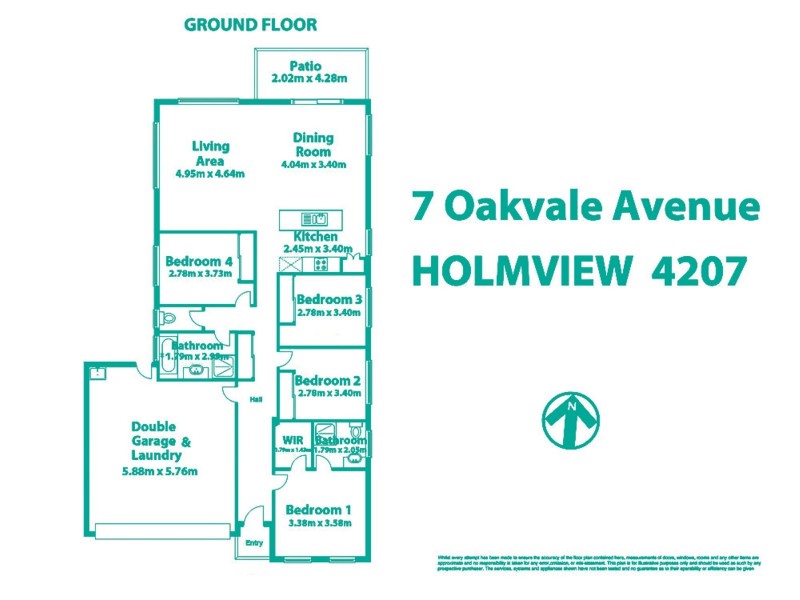 7 Oakvale Avenue, Holmview QLD 4207 Floorplan