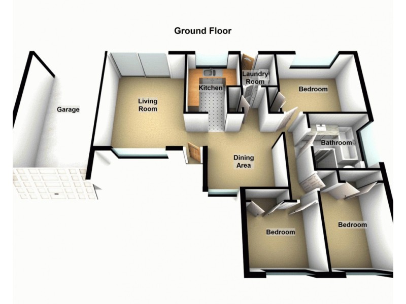 4 Melrose Place, Eagleby QLD 4207 Floorplan