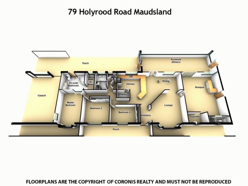 79 Holyrood Road, Maudsland QLD 4210 Floorplan