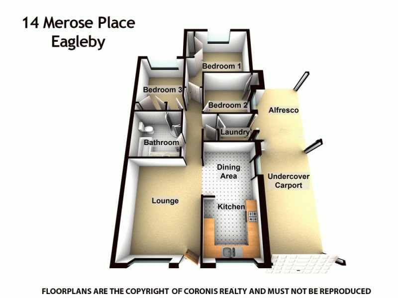 14 Melrose Place, Eagleby QLD 4207 Floorplan