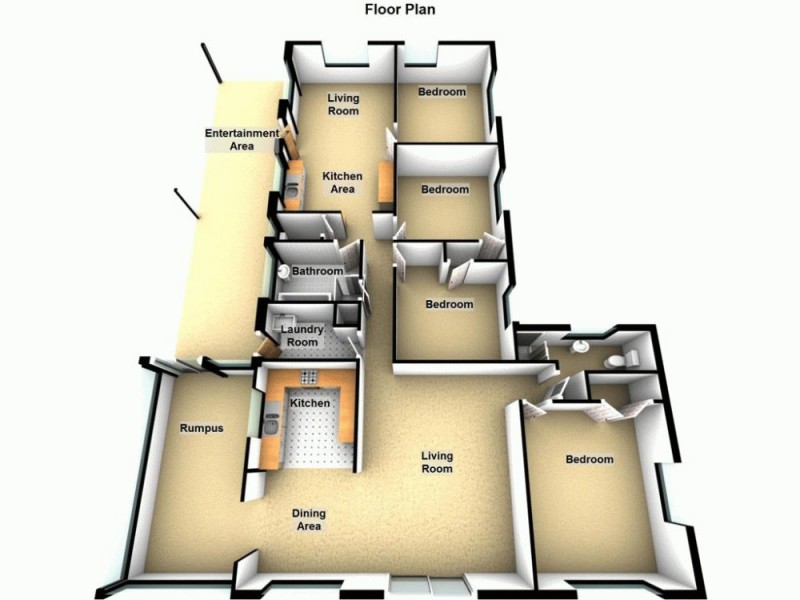 136 Bardon Road, Kingston QLD 4114 Floorplan