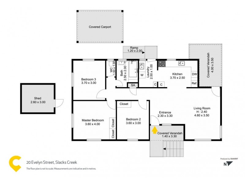 20 Evelyn Street, Slacks Creek QLD 4127 Floorplan