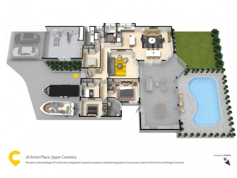 20 Acton Place, Upper Coomera QLD 4209 Floorplan