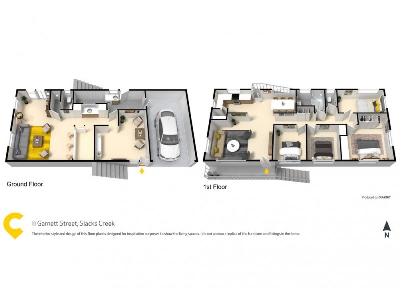 11 Garnett Street, Slacks Creek QLD 4127 Floorplan