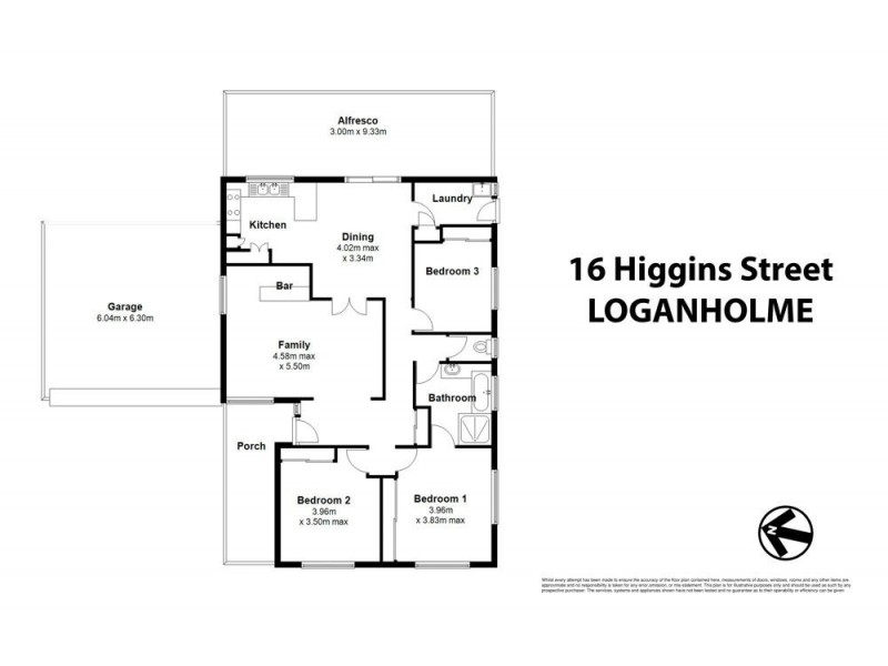 16 Higgins Street, Loganholme QLD 4129 Floorplan