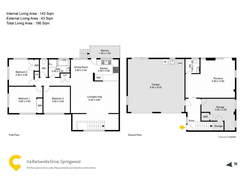 114 Barbaralla Drive, Springwood QLD 4127 Floorplan